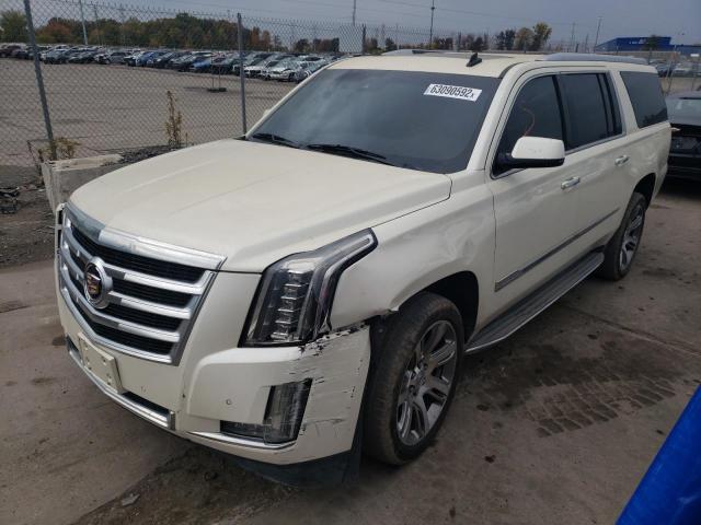 1GYS3HKJ5FR152911 - 2015 CADILLAC ESCALADE E CREAM photo 2