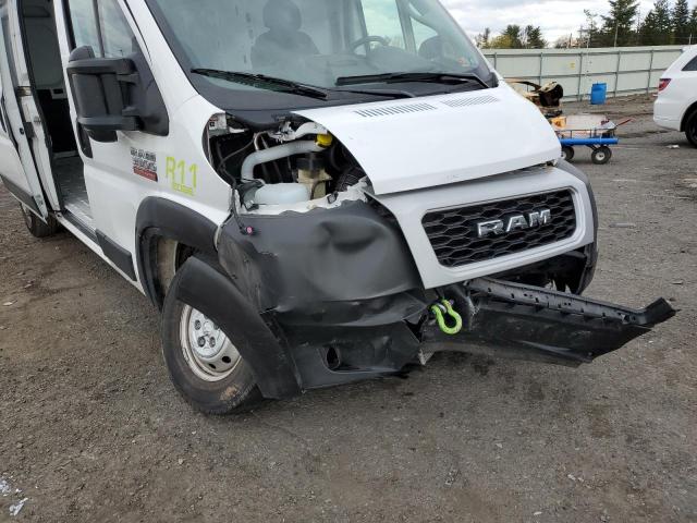 3C6MRVJG6ME542045 - 2021 RAM PROMASTER WHITE photo 9