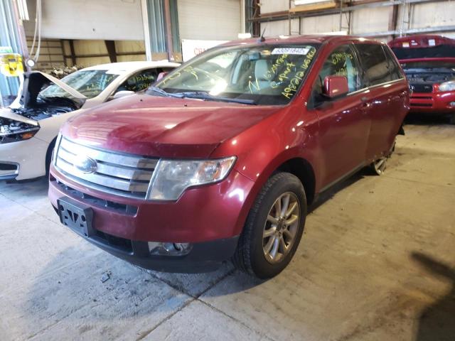 2FMDK48C79BA98212 - 2009 FORD EDGE RED photo 2