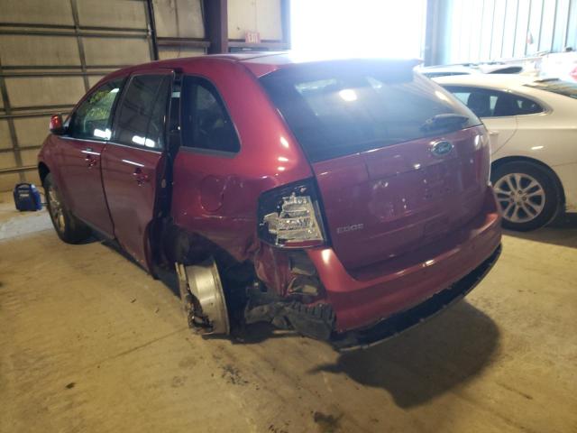 2FMDK48C79BA98212 - 2009 FORD EDGE RED photo 9