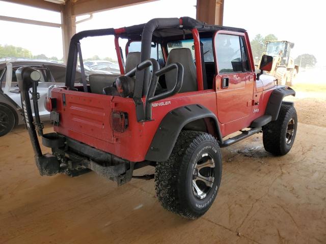 1J4FY19P5RP458771 - 1994 JEEP WRANGLER / RED photo 4