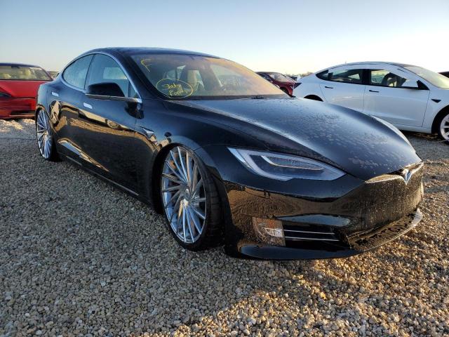 5YJSA1E4XKF308997 - 2019 TESLA MODEL S Սև լուսանկար 1