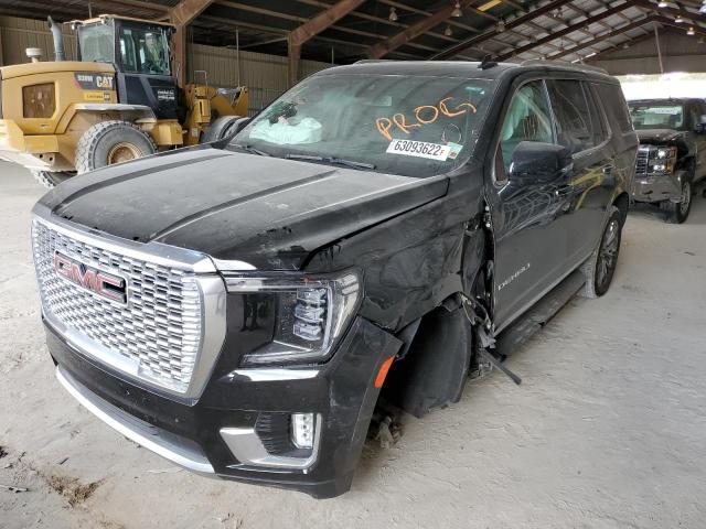 1GKS2DKLXMR432683 - 2021 GMC YUKON DENA BLACK photo 2