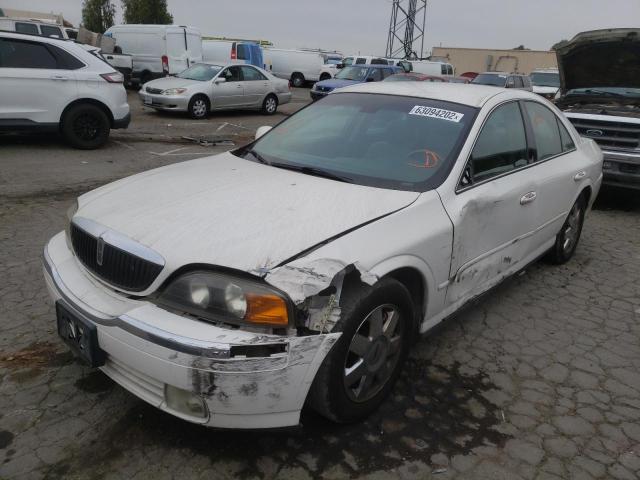 1LNHM86S42Y706614 - 2002 LINCOLN LS WHITE photo 2