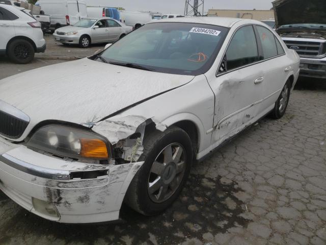 1LNHM86S42Y706614 - 2002 LINCOLN LS WHITE photo 9