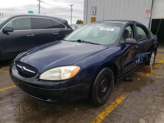 1FAFP52UXYG286886 - 2000 FORD TAURUS LX BLUE photo 2