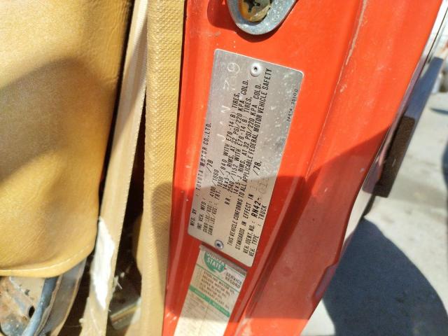 RN42015745 - 1979 TOYOTA PICKUP ORANGE photo 10