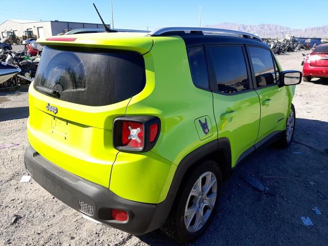 ZACCJADB9HPF68281 - 2017 JEEP RENEGADE L GREEN photo 4