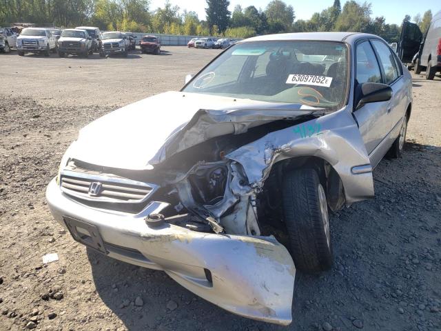 2HGEJ6615XH527674 - 1999 HONDA CIVIC BASE 银色 照片 2