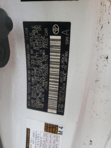 JTKDE177050031793 - 2005 TOYOTA SCION TC 白色 照片 10