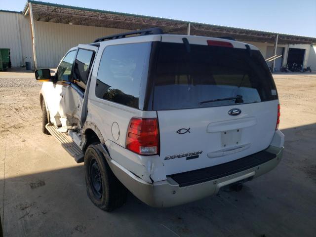 1FMFU17546LA66012 - 2006 FORD EXPEDITION WHITE photo 3