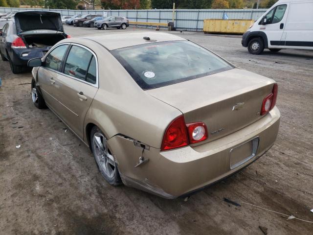 1G1ZH57B584189777 - 2008 CHEVROLET MALIBU 1LT 金色 照片 3