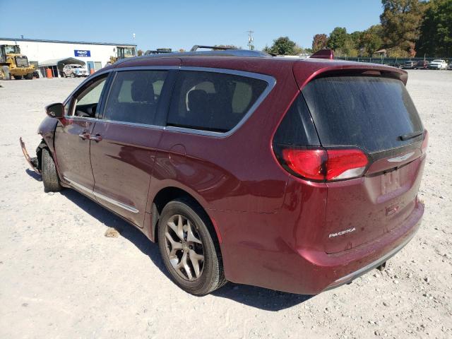 2C4RC1GG9JR185566 - 2018 CHRYSLER PACIFICA L MAROON photo 3