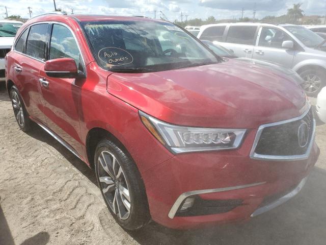 5J8YD3H82KL008025 - 2019 ACURA MDX ADVANC RED photo 1