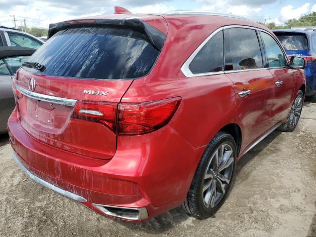 5J8YD3H82KL008025 - 2019 ACURA MDX ADVANC RED photo 4
