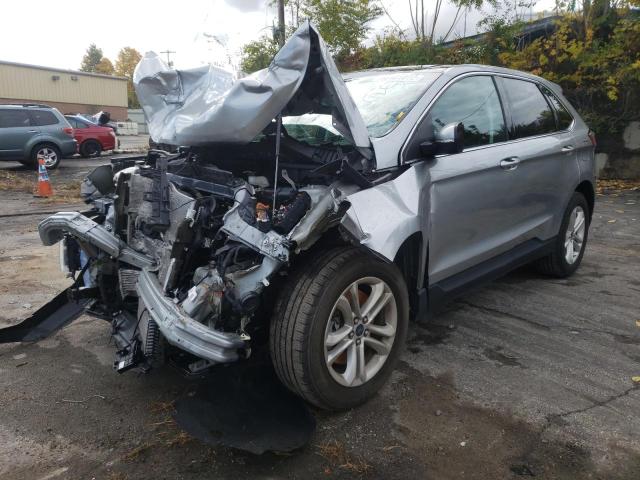 2FMPK4J95LBA98518 - 2020 FORD EDGE SEL SILVER photo 2