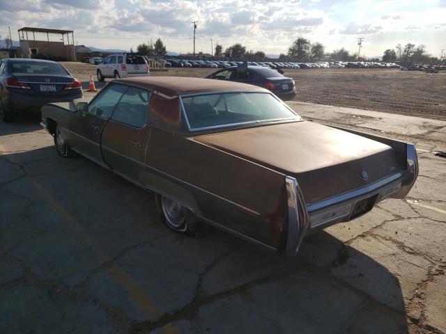 6D49R2Q224795 - 1972 CADILLAC SEDAN DEVI TWO TONE photo 3