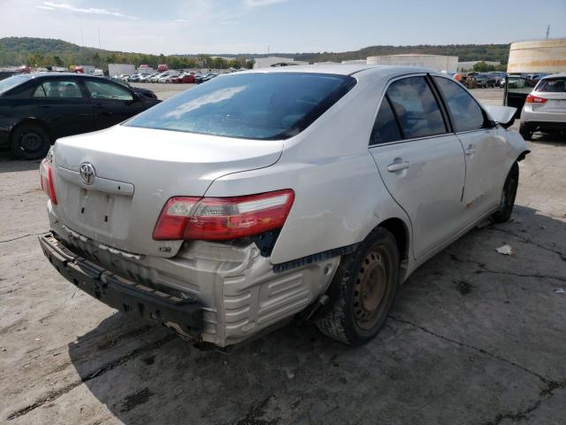 4T1BE46K87U567663 - 2007 TOYOTA CAMRY CE SILVER photo 4