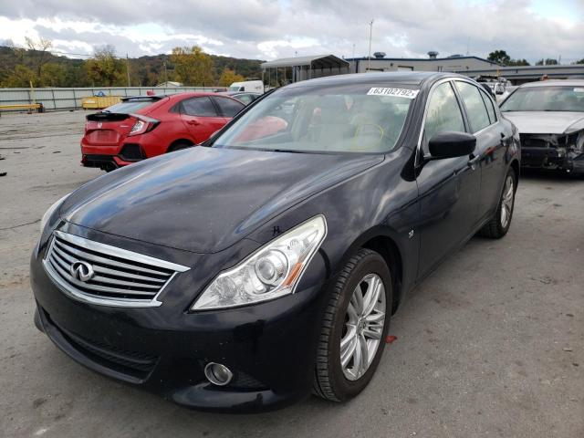 JN1CV6AR4FM522567 - 2015 INFINITI Q40 BLACK photo 2