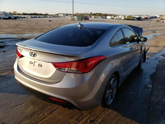 KMHDH6AE7DU008310 - 2013 HYUNDAI ELANTRA CO GRAY photo 4