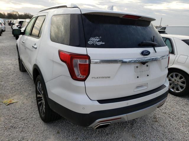 1FM5K8HTXGGD22509 - 2016 FORD EXPLORER P WHITE photo 3