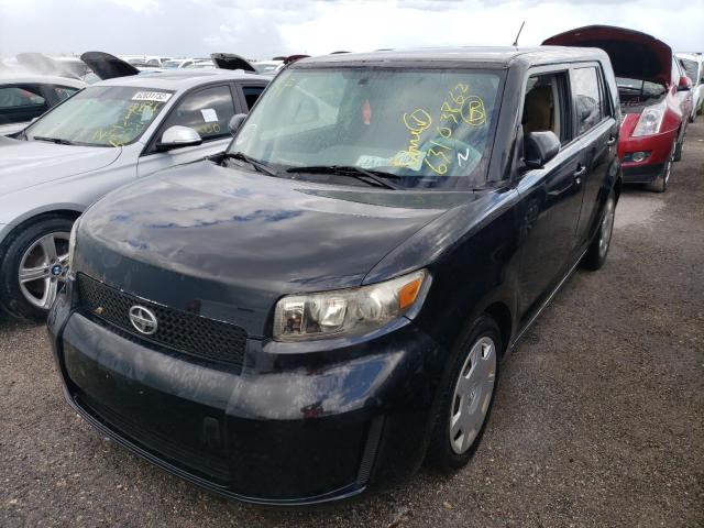 JTLKE50E681004227 - 2008 TOYOTA SCION XB შავი ფოტო 2