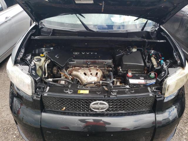 JTLKE50E681004227 - 2008 TOYOTA SCION XB შავი ფოტო 7