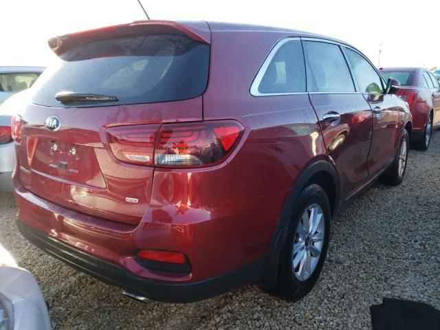 5XYPGDA39LG671479 - 2020 KIA SORENTO L BURGUNDY photo 4