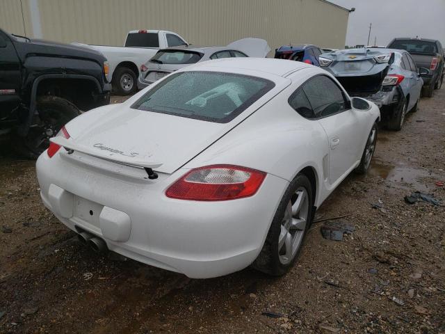 WP0AB29868U781646 - 2008 PORSCHE CAYMAN S WHITE photo 4