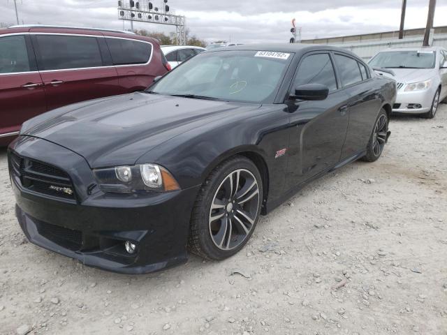 2C3CDXGJ4EH212447 - 2014 DODGE CHARGER SU BLACK photo 2