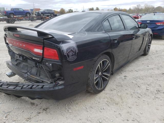 2C3CDXGJ4EH212447 - 2014 DODGE CHARGER SU BLACK photo 4