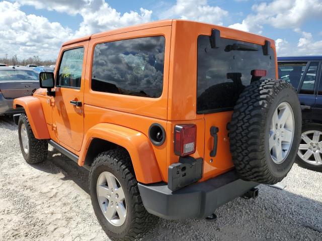 1C4HJWCG4CL213287 - 2012 JEEP WRANGLER R ORANGE photo 3