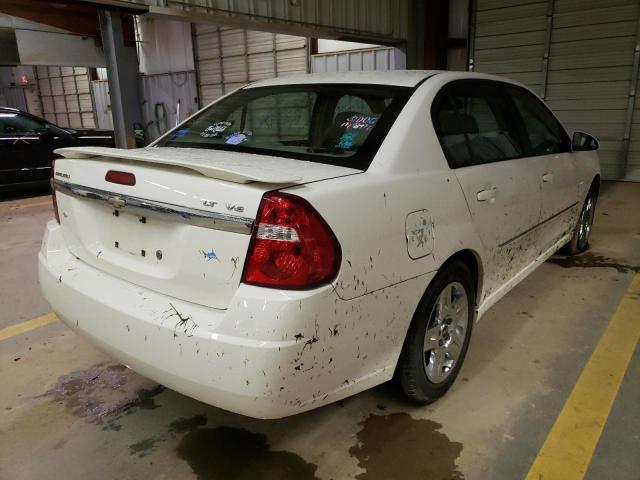 1G1ZT58NX7F248641 - 2007 CHEVROLET MALIBU  LT WHITE photo 4