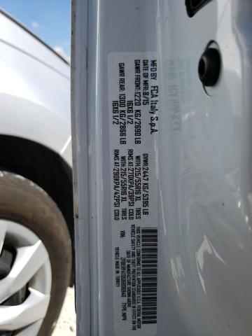 ZFBERFAT0G6B06940 - 2016 RAM PROMASTER WHITE photo 10