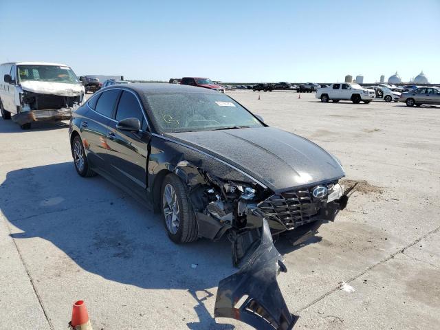 5NPEF4JA3MH094354 - 2021 HYUNDAI SONATA SEL BLACK photo 1