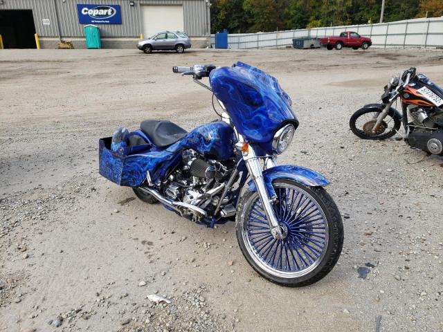 1HD1KBW146Y689866 - 2006 HARLEY-DAVIDSON FLHXI BLUE photo 1