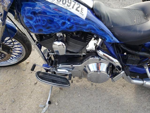 1HD1KBW146Y689866 - 2006 HARLEY-DAVIDSON FLHXI BLUE photo 7