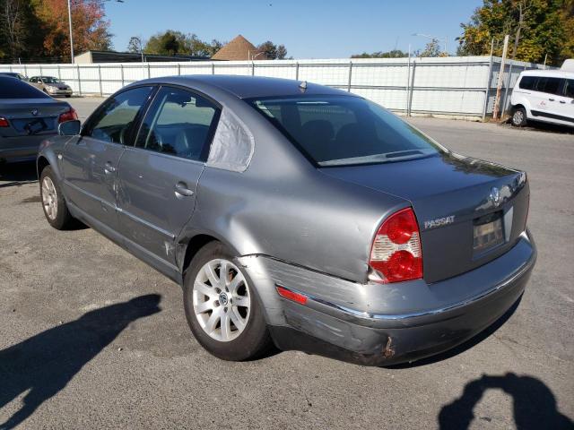 WVWPD63B32P346668 - 2002 VOLKSWAGEN PASSAT GLS GRAY photo 3