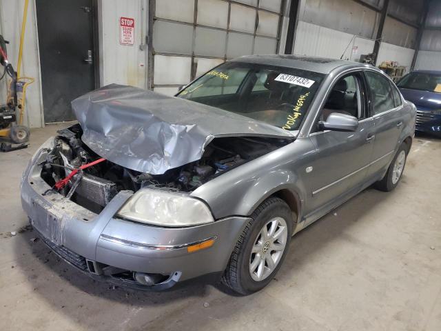 WVWPD63B24P145251 - 2004 VOLKSWAGEN PASSAT GLS GRAY photo 2