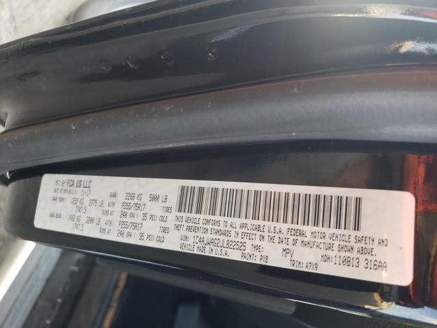 1C4AJWAG2JL822525 - 2018 JEEP WRANGLER S BLACK photo 10