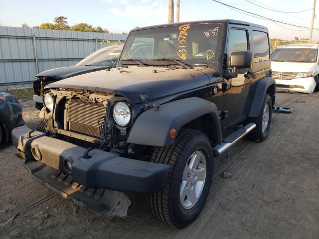 1C4AJWAG2JL822525 - 2018 JEEP WRANGLER S BLACK photo 2