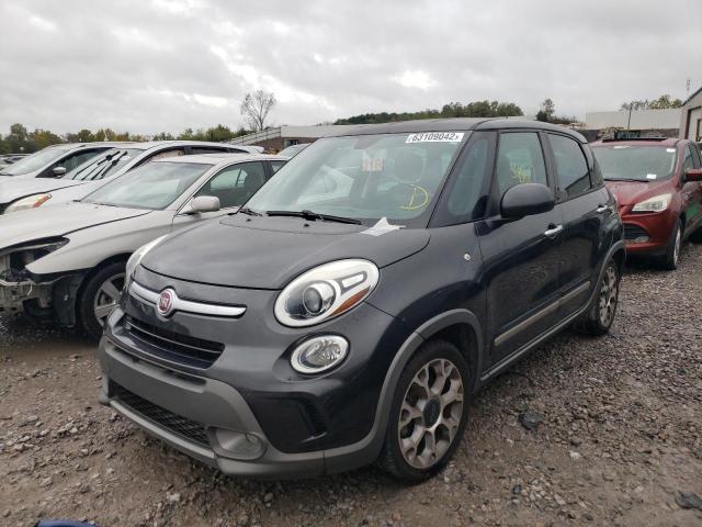 ZFBCFADH8EZ014705 - 2014 FIAT 500L TREKK CHARCOAL photo 2