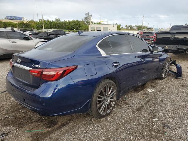 JN1FV7AP4JM460372 - 2018 INFINITI Q50 RED SP BLUE photo 4