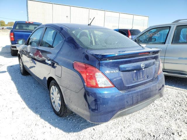 3N1CN7AP5JL855190 - 2018 NISSAN VERSA BLUE photo 3