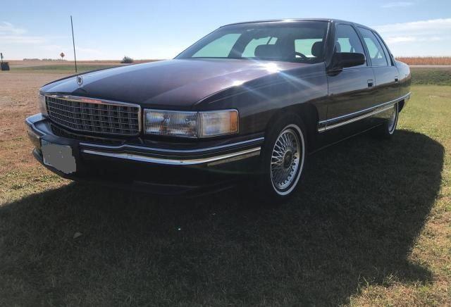 1G6KD52B7SU300142 - 1995 CADILLAC DEVILLE MAROON photo 2