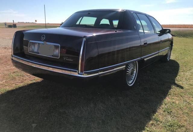 1G6KD52B7SU300142 - 1995 CADILLAC DEVILLE MAROON photo 4