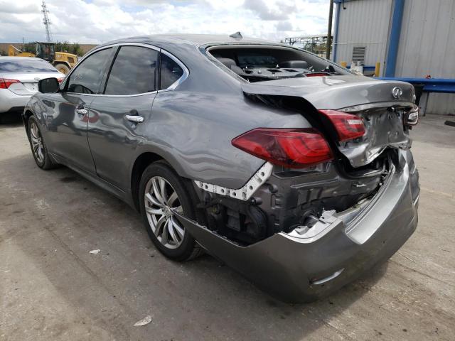 JN1BY1AP1FM540710 - 2015 INFINITI Q70 3.7 GRAY photo 3