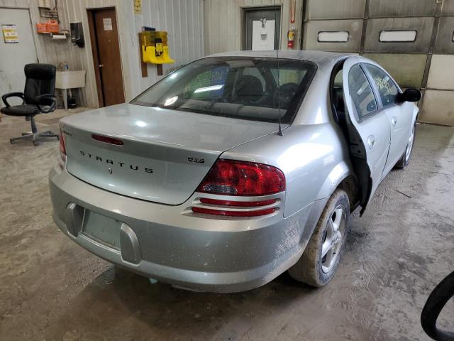 1B3EL46X86N123437 - 2006 DODGE STRATUS SX SILVER photo 4