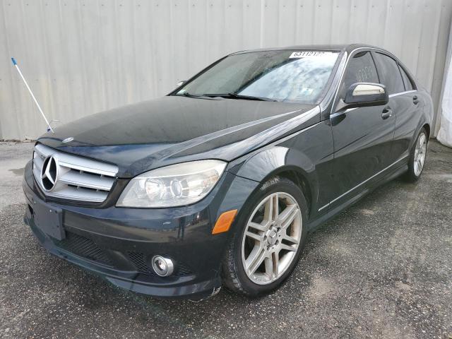 WDDGF56X48F160153 - 2008 MERCEDES-BENZ C 350 BLACK photo 2