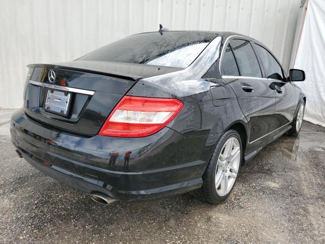 WDDGF56X48F160153 - 2008 MERCEDES-BENZ C 350 BLACK photo 4